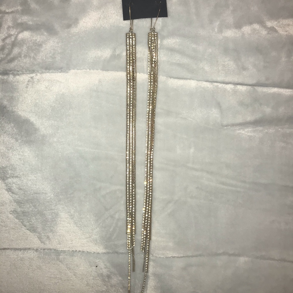 Bebe long earrings